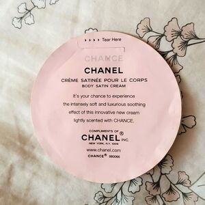 Chanel sample body satin cream